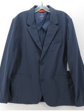 Bluffworks Sport Coat 42 Telex Tech Blazer Slim Fit Travel Unstructured